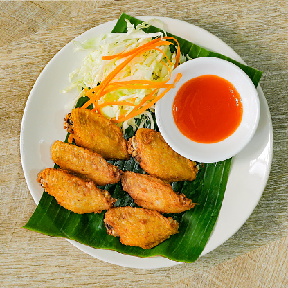 Thai fried chicken.