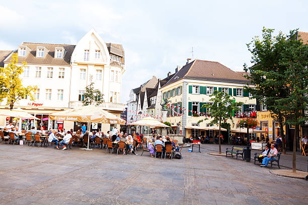 square marktplatz von rothenburg ob der tauber in ratingen - ratingen stock-fotos und bilder