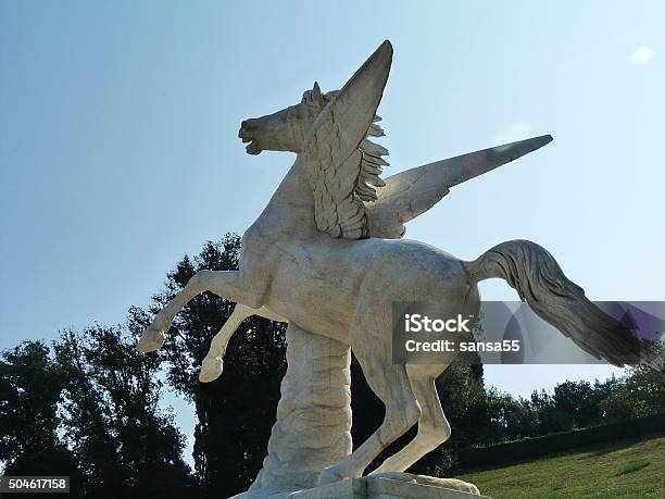 Pegasus Sculpture In Boboli Gardens Florence Italy Stock Photo - Download Image Now