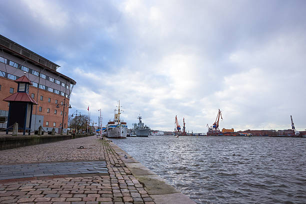 istock Harbor in cloudy windy day, Gothenbur, Sweden 504632450