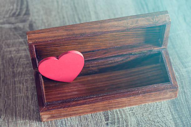istock Valentine's red heart in a box 504632530
