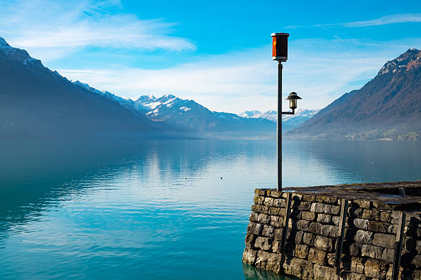 Lake Brienz, Switzerland stock photo