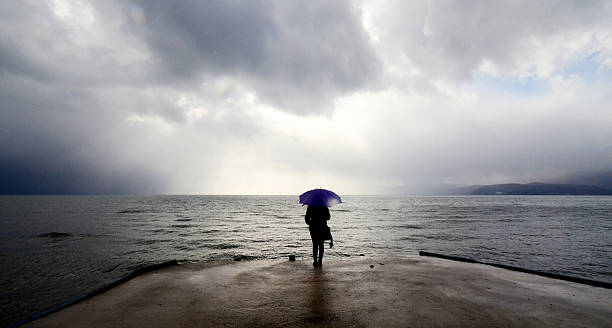 istock Young unrecognizable girl posing. Lake Ohrid, Macedonia 504633006