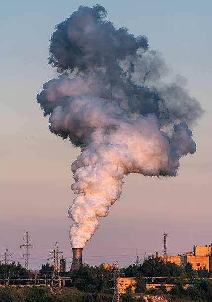 istock puffs of steam at sunset 504634534