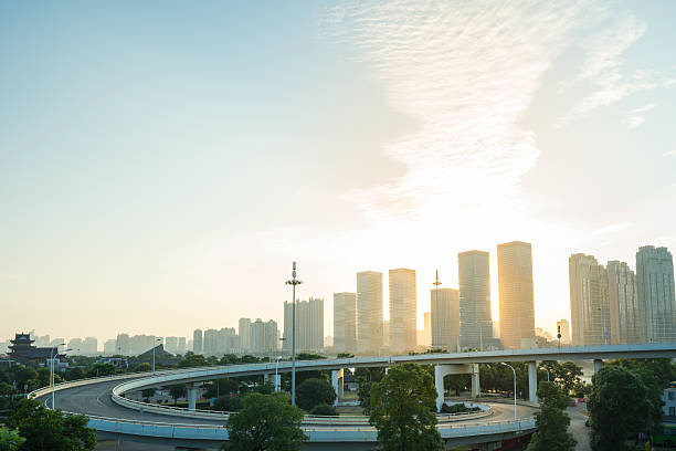 istock Modern urban architecture and overpasses 504635012