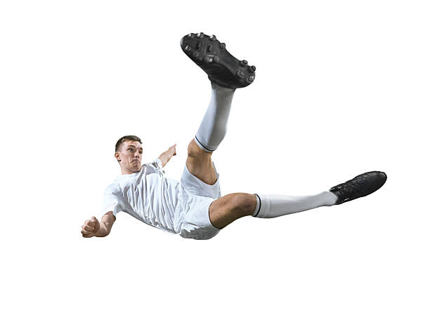 istock Isolated professional football player in action 504635742