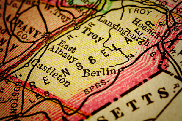 istock Rensselaer | New York County Maps 504639650