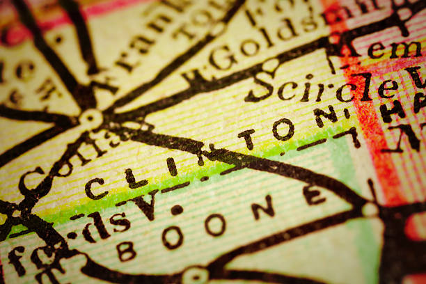 istock Clinton | Indiana County Maps 504640240