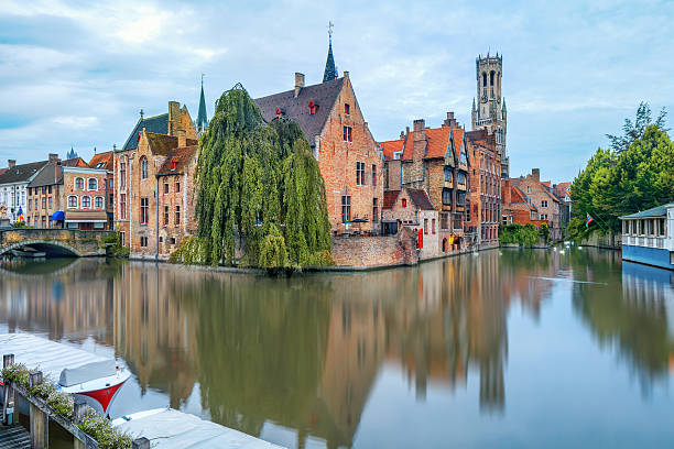 istock Brugge canals at sunrise 504643016