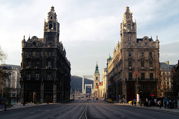 istock The way to Elisabeth Bridge in Budapest 504646322