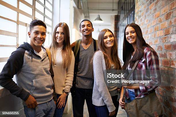 Hanging Out After Class Stock Photo - Download Image Now - University Student, Group Of People, Adult Student