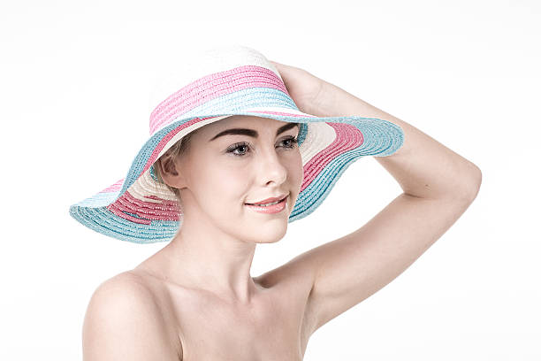 istock Beautiful woman in a hat 504650497