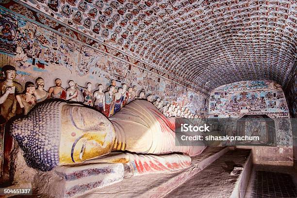 Mogao Caves Stock Photo - Download Image Now - Mogao Caves, Dunhuang, Buddha