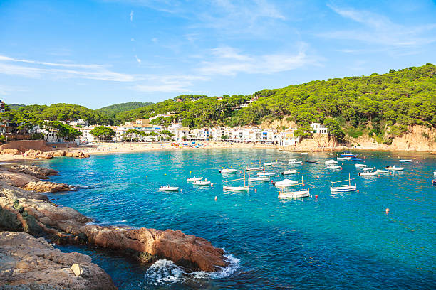 Tamariu village on the Costa Brava (Catalonia, Spain)