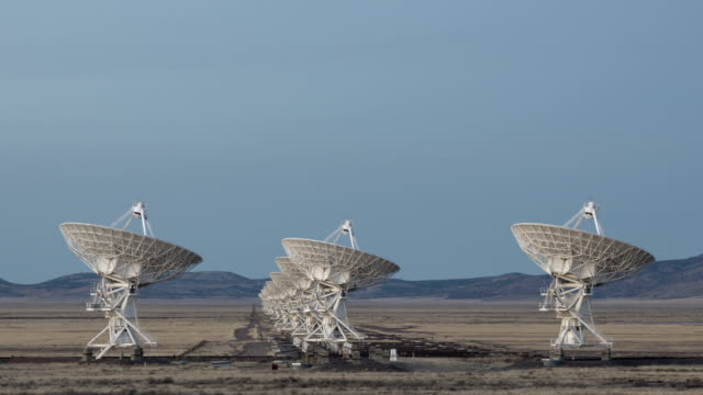 Time lapse Very Large Array Radio Telescopes