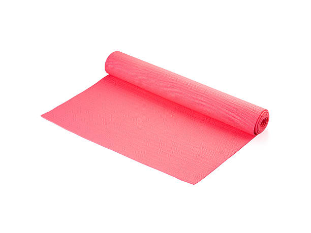 istock Yoga mat isolated on white 504656465