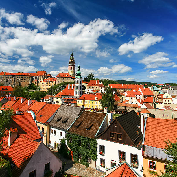 istock Aerial view of Cesky Krumlo 504657779