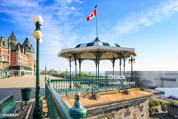 Dufferin Terrasse Cidade De Quebec - Fotografias de stock e mais imagens de Cidade de Quebec - Cidade de Quebec, Quebec, Barco de Cruzeiro