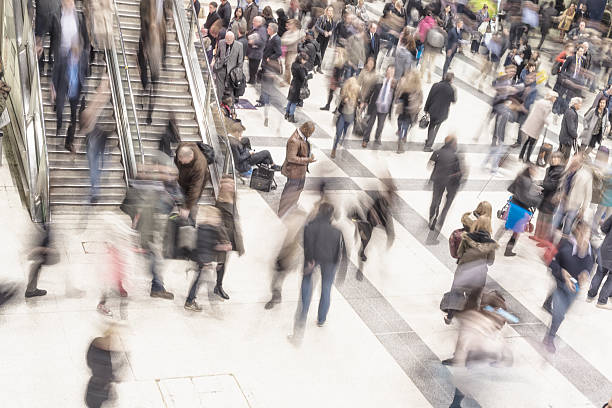 istock Blurred motion of people 504681591