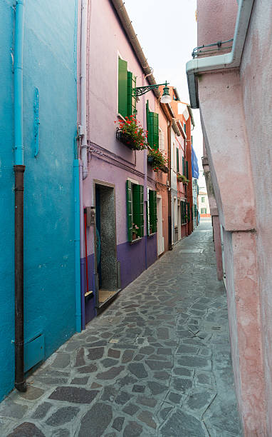 istock Colorful Narrow Street 504681685