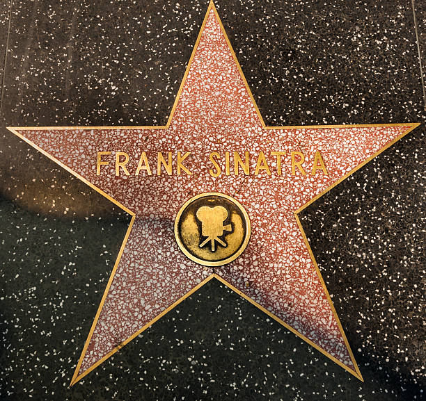 Los Angeles, Usa - August 23: Frank Sinatra Hollywood Star stock photo