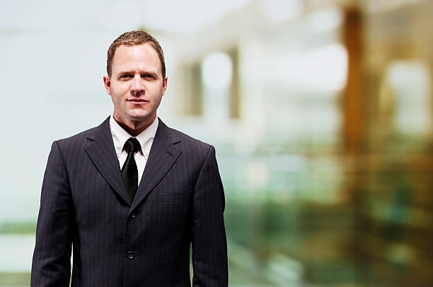 istock Smiling businessman looking at camera 504685177