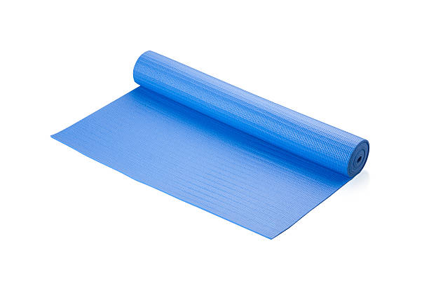istock Yoga mat soft and great tool for your exercise isolated 504685517