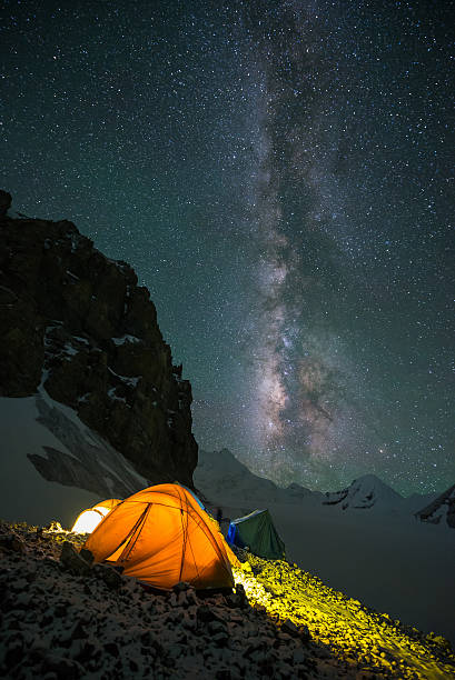 istock Milky way over Saribung Peak high camp, Nepal 504685547