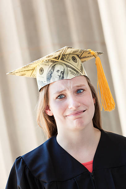 istock Graduating Student Worrying about the Student Loan Debt 504686185