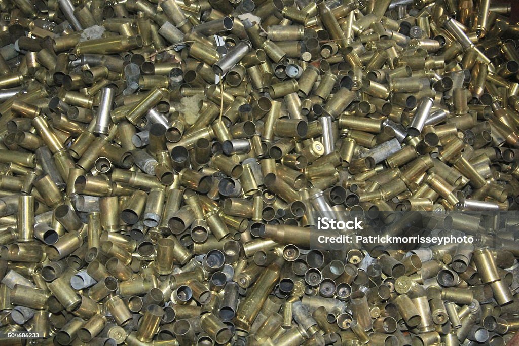 Spent Shell Casings Stock Photo - Download Image Now - Brass, Scrap Metal,  Bullet - iStock