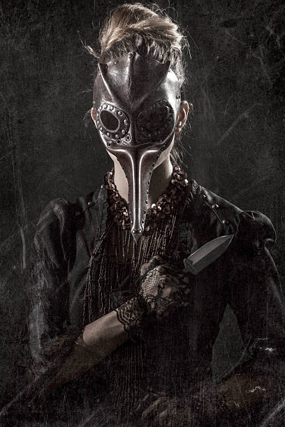 istock Female Plague Doctor Assassin 504687191