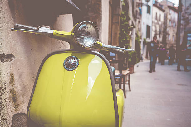 istock Vintage scooter in Italy 504696712