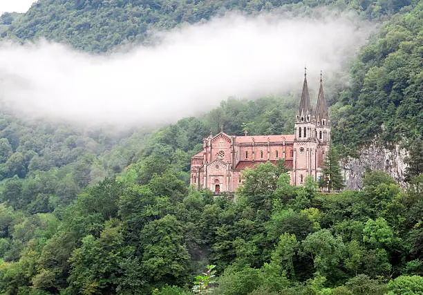 Basilica of Santa Maria, Covadonga, Asturias, Spain