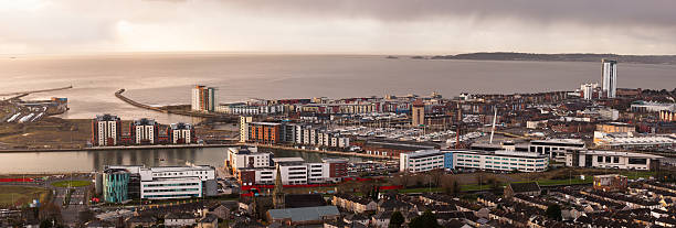 istock Daybreak over Swansea city 504702118