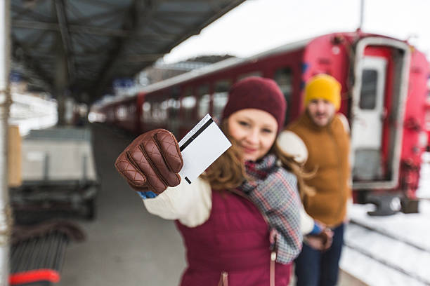 istock We have our ticket for traveling! 504704184