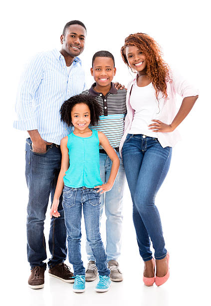 istock Happy African American family 504704897