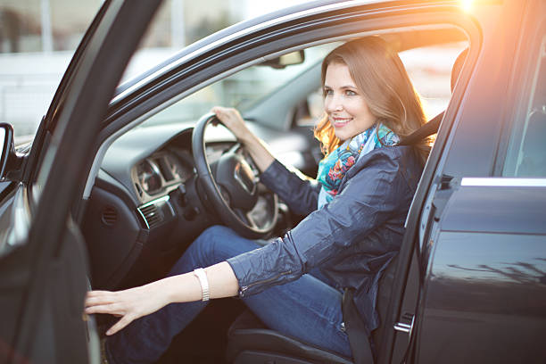 istock Woman in a car. 504705273
