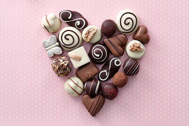 istock Chocolate candies heart 504706020