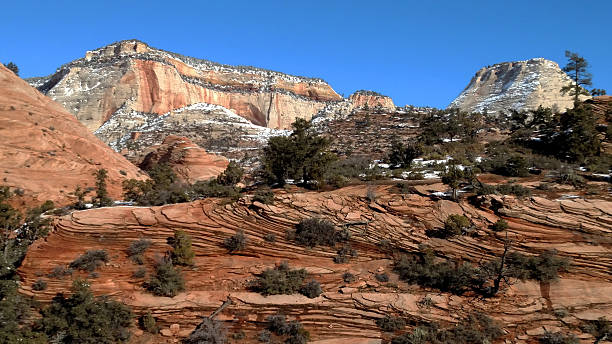 istock View Eastern Plateau Zion red rocks and Checkerboard Mesa Utah 504706262