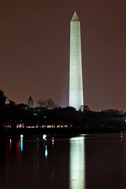 istock Washington Monument Post Office Building Night  Washington DC 504706313
