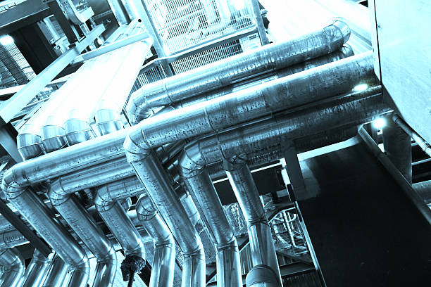 istock Equipment, cables and piping 504706745