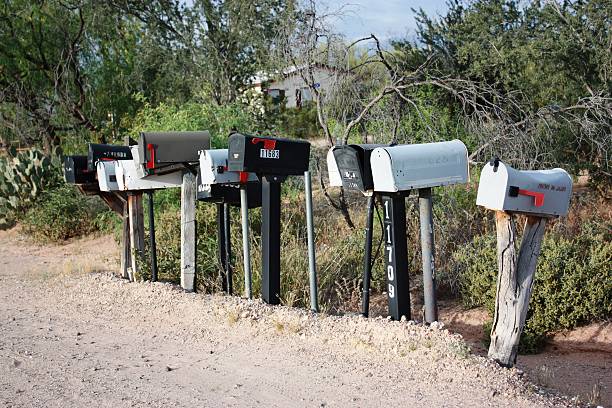 istock US Mailboxes on the road, USA 504706796