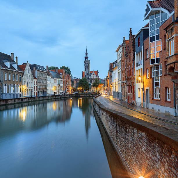 istock waters of Spiegelrei, Bruges 504707418