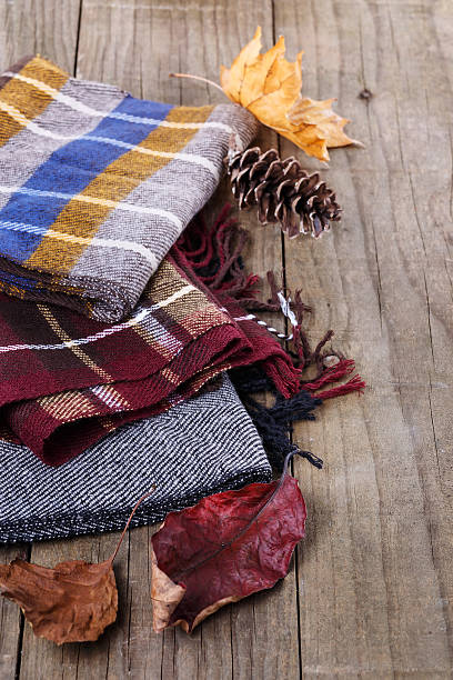 istock Autumn (fall) still life with scarves 504707731