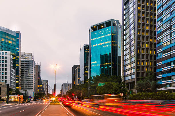 istock Sunrise at Paulista Avenue 504708916