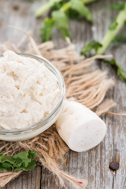istock Small portion of Horseradish Sauce 504708917