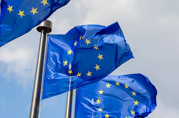istock EU flags in front of European Commission in Brussels 504709920