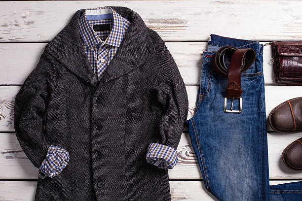 istock Modern men's clothing and accessories. 504710052