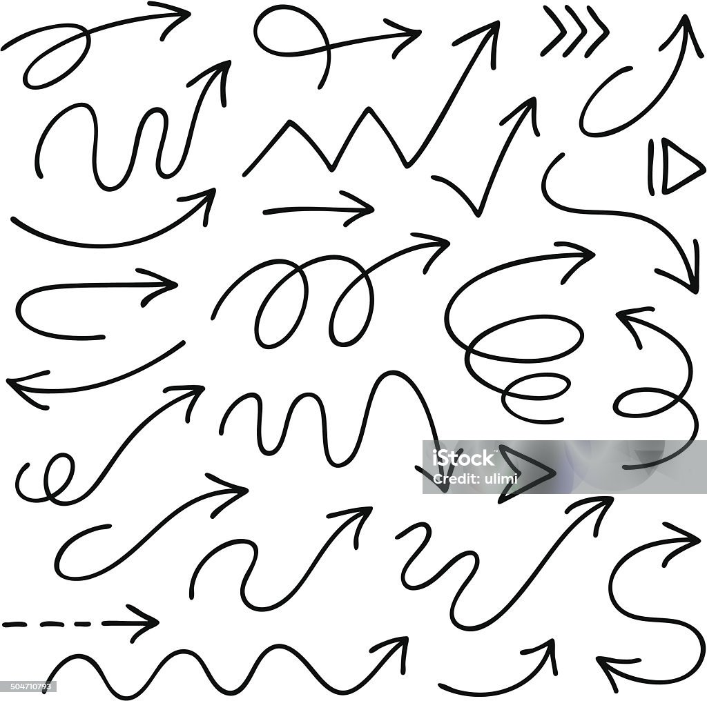 Arrows Arrows, design elements. Arrow Symbol stock vector