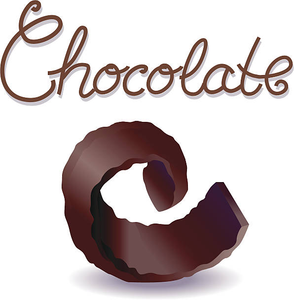 chocolate (decoration) vector art illustration